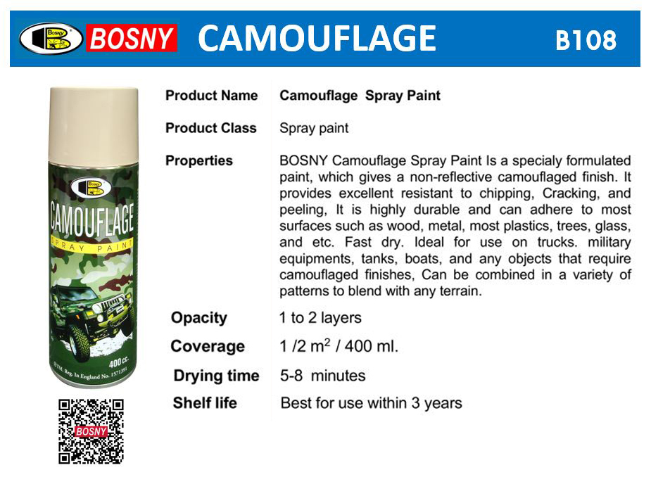 Bosny Spray Paint Plastic Primer 400mL